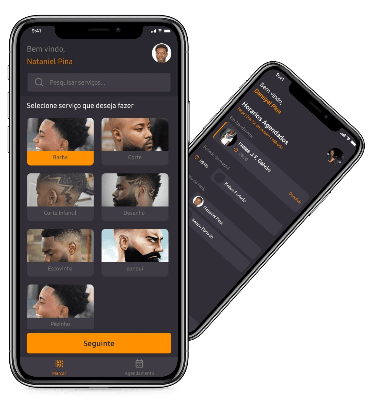 mobile app screen
